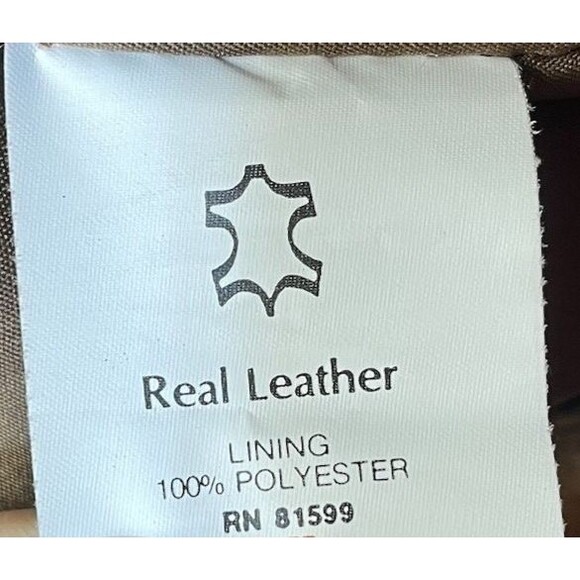 Vintage Genuine Leather Bomber Aviator Flight Jacket Men's Medium Nicole Sarhady - Picture 10 of 12